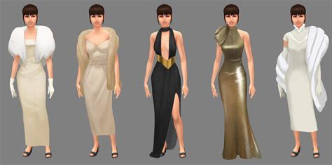 Concept Art Of Dresses That We Couldve Gotten With The Sims 4 Get