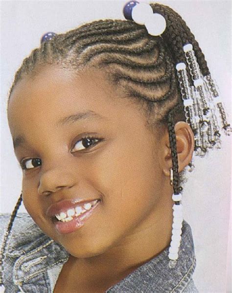 Master the braided bun, fishtail braid, boho let's not forget rihanna's infamous cfda dress either. 64 Cool Braided Hairstyles for Little Black Girls - HAIRSTYLES