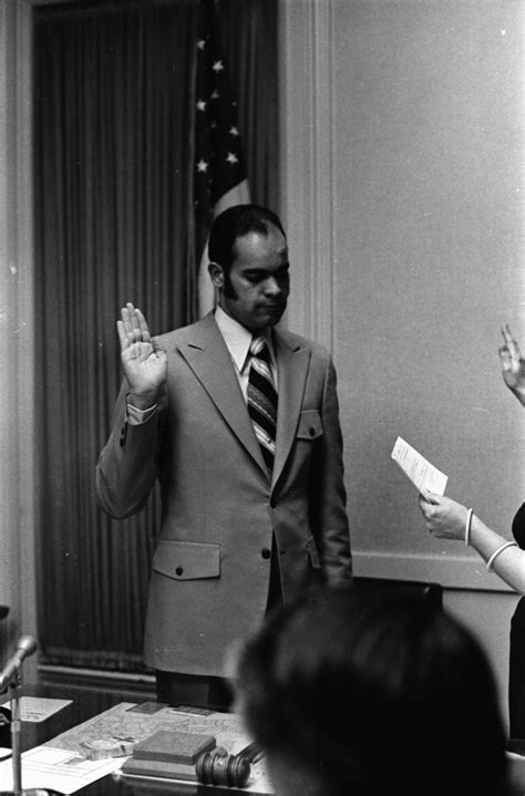 Ypsilanti Mayor George D Goodman Takes Oath Of Office April 1972