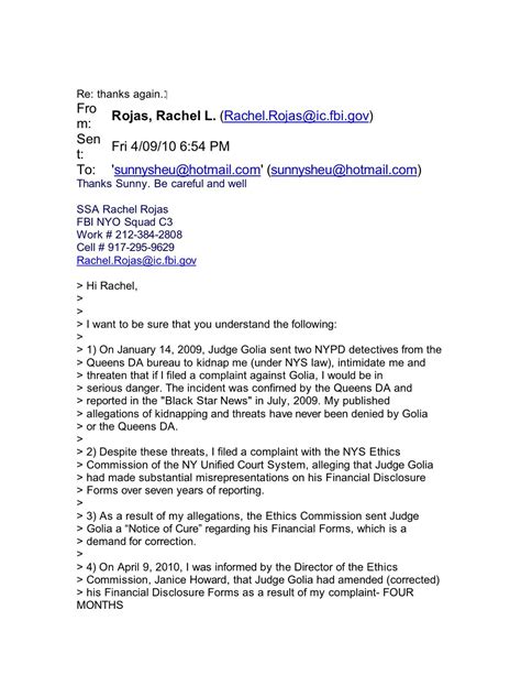 The image must only be of the fbi certified product; The Murder of Sunny Sheu: Letter from Sunny Sheu to FBI Agent Rachel Rojas
