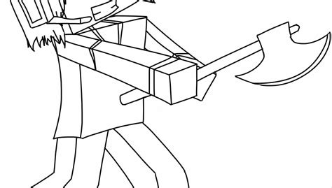 Minecraft Sword Coloring Pages 01 Minecraft Sword Minecraft Coloring