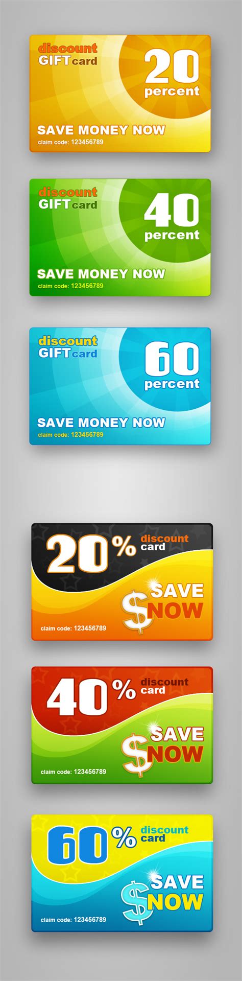 Try it free for 7 days. Free PSD Discount Gift Cards - Free PSD Files