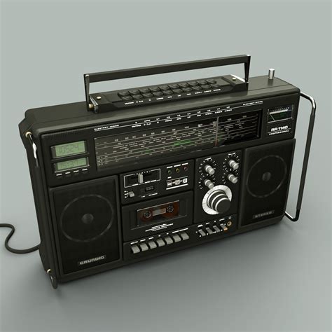 Grundig rr1140 Radio | 3D model | Radio, Vintage radio, Transistor radio