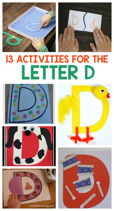 20 Letter D Crafts And Activities Preschooler Learn The Alphabet Kids