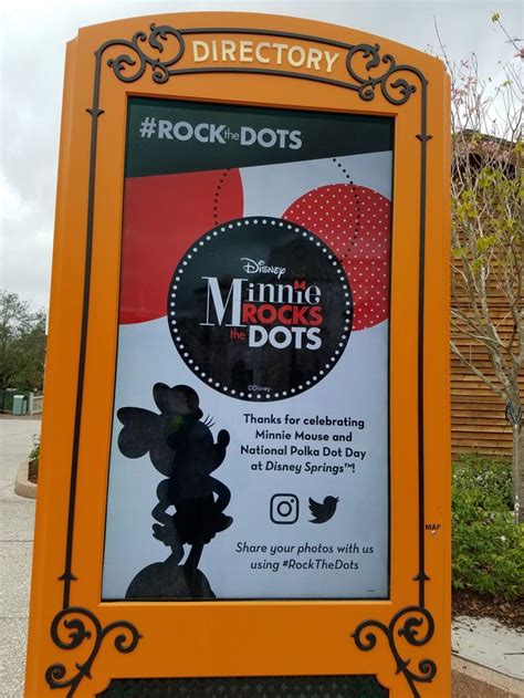Minnie Hosted Fun Rock The Dots Event At Disney Springs In Honor Of