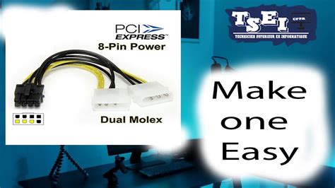 Molex To 8 Pin Adapter Youtube