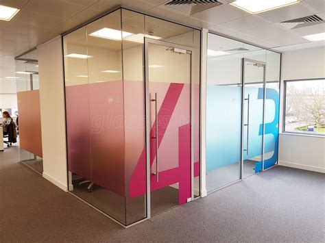 single glazed frameless glass office partitioning glass office glass office partitions