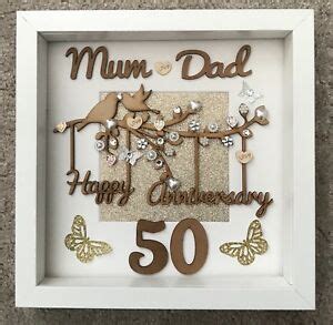 Gifts for a culinary enthusiast we all know nothing can beat mom's food. Handmade Personalised Golden 50th Wedding Anniversary Gift ...