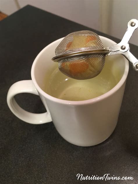 lemon ginger turmeric “detox” tea nutrition twins