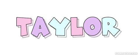Taylor Name Clip Art
