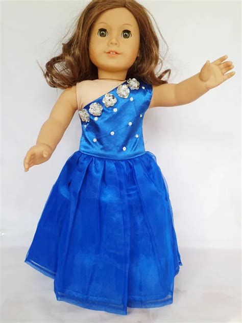buy doll clothes for 18 american girl doll handmade beautiful blue wedding