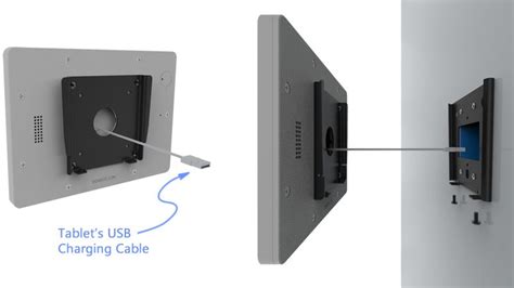 Fixed Wall Ipad Tablet Surface Mount Vidabox Kiosks Wall Tablet