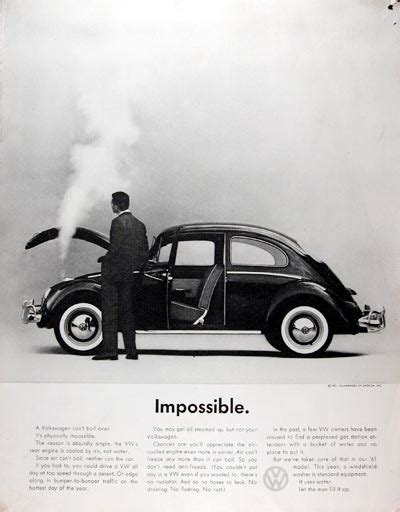1961 Volkswagen Beetle Classic Vintage Print Ad