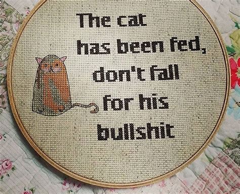 25 Funny Cross Stitch Ideas That Made Us Laugh Bouncy Mustard