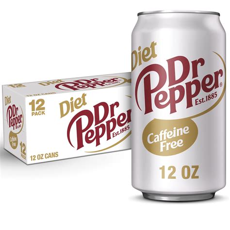Dr Pepper Caffeine Free Diet Soda 12 Fl Oz 12 Canada Ubuy