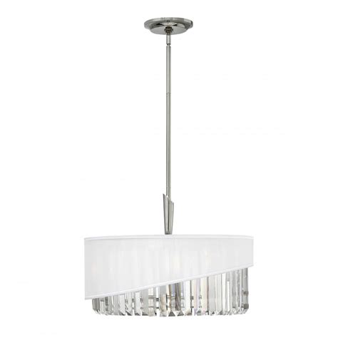 You'll receive email and feed alerts when new items arrive. Drum Pendant Ceiling Light with White Organza Shade and ...