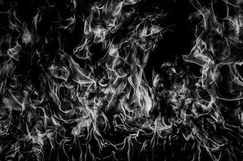 Premium Photo Fire Blaze Flames On Black Background Fire Burn Flame Isolated Abstract Texture