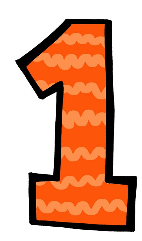 Number 4 Clipart Orange Number 4 Orange Transparent Free For Download