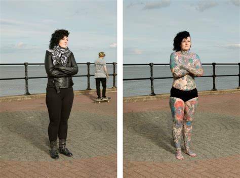 Revealing Portraits Of Heavily Tattooed People Who Normally Cover Their