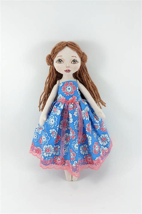 White Little Rag Doll Princess Fairy Rag Doll Handmade Etsy 日本