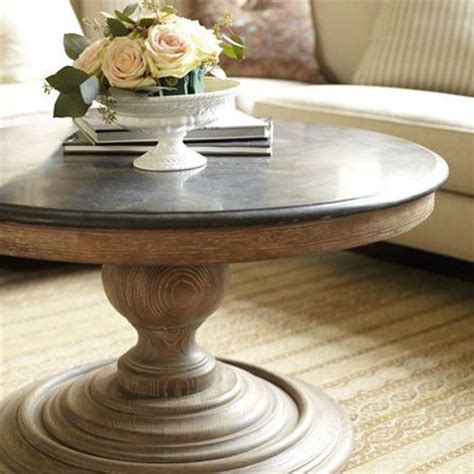 Black/nutmeg medium round wood coffee table set with nesting tables. Piero 36" Round Coffee Table fro Arhaus for the sunroom ...