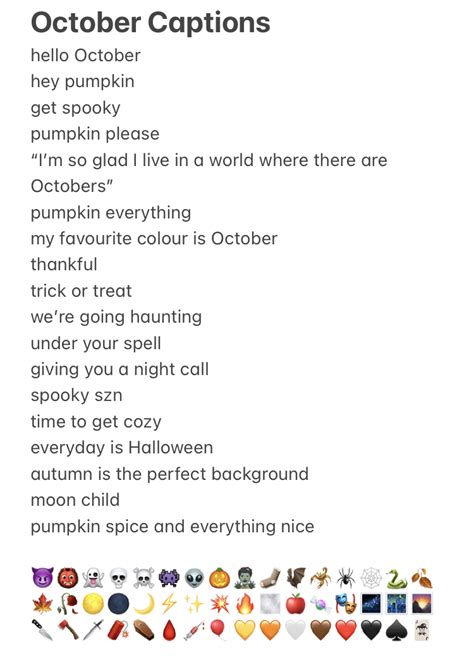 The Best October And Halloween Photo Captions For Instagram Following