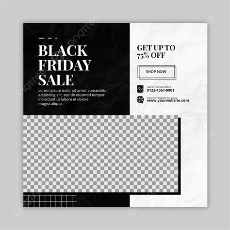 Black Friday Sale Social Media Post Template Template Download On Pngtree