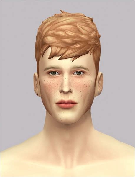 Birksches Sims Blog Messy Short Hair Ep02 Edit For Him Sims 4 Hairs
