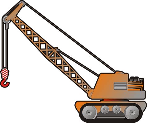 Crawler Crane Clip Art