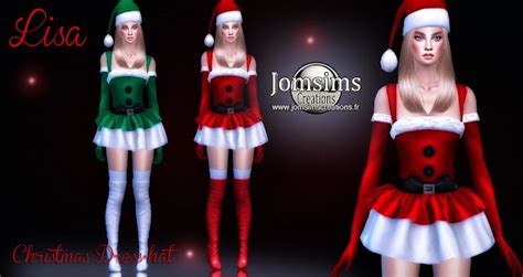 Female Christmas Outfit The Sims 4 P1 Sims4 Clove Share Asia Tổng