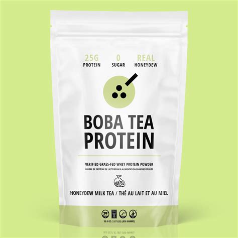 Honeydew Milk Tea – Boba Tea Protein - Canada