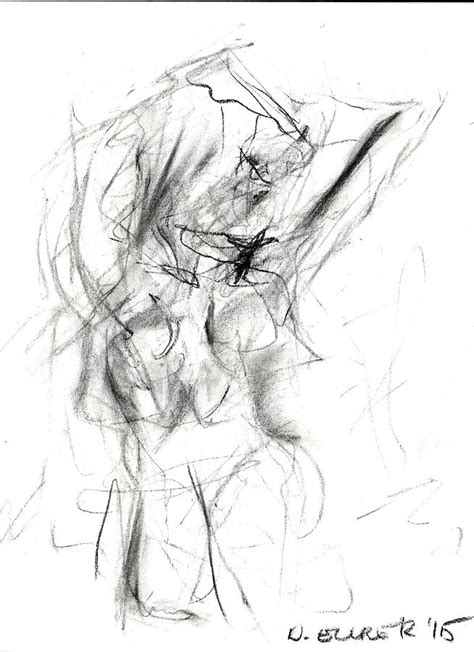 Kneeling Woman Drawing By Drew Eurek