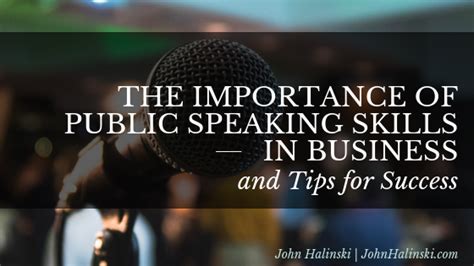 The Importance Of Public Speaking Skills In Business And Tips For Success