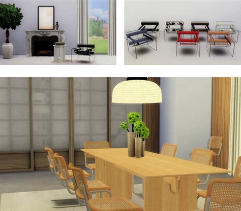 Meinkatz Creations Wassily Chair • Sims 4 Downloads
