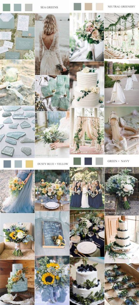 Top 10 Wedding Color Trends For Spring Summer 2024