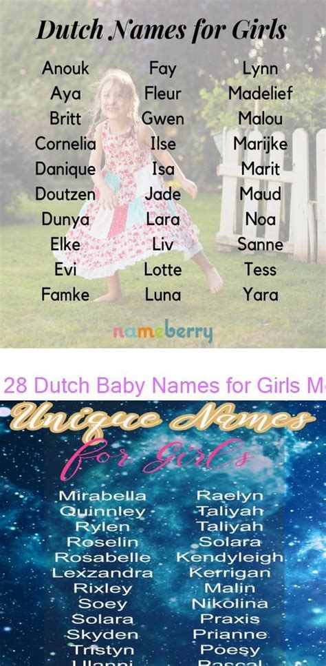 28 Dutch Baby Names For Girls Modern Motherhood Living The Mom Life