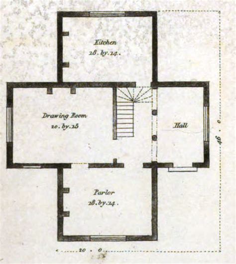 19th Century Historical Tidbits 1835 House Plans Part 2