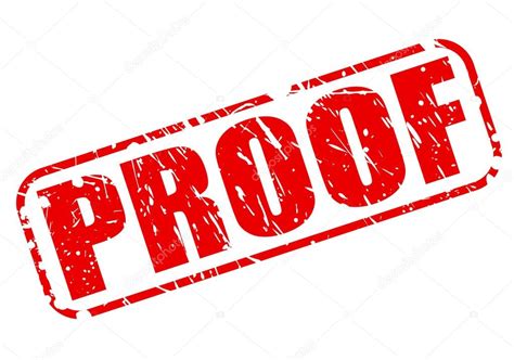 Proof Red Stamp Text — Stock Vector © Pockygallery 56963813