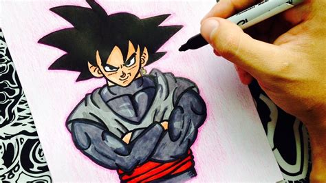 Como Dibujar A Goku Black How To Draw Goku Black Como Desenhar Goku