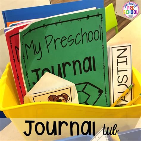 Journal Writing For Preschool Pre K And Kindergarten Pocket Of