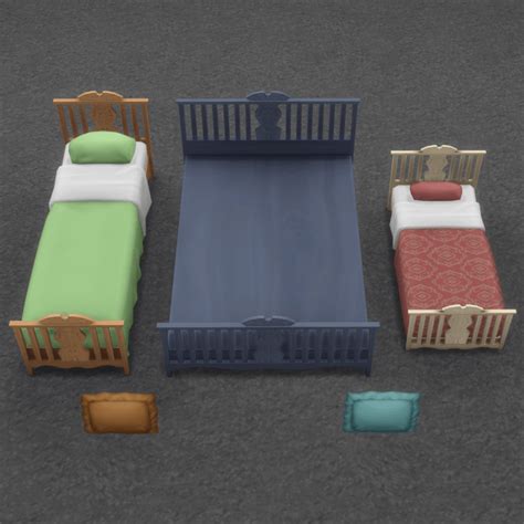 Full Scholarship Bed Set · Sims 4 Cc Objects