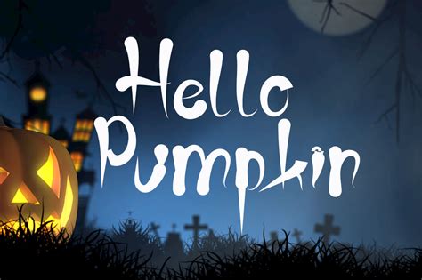 Hello Pumpkin Font By Roni Studio · Creative Fabrica