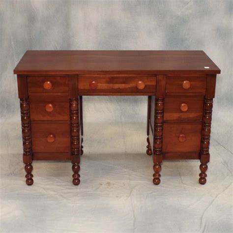 Sold Price Solid Cherry Desk By Davis Cabinet Co May 6 0116 1100