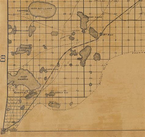 Clay County Florida 1885 Old Wall Map Reprint with roads | Etsy