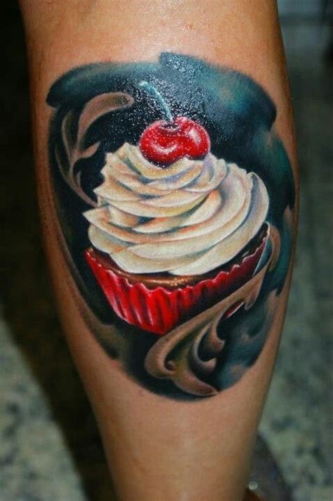 40 Yummy And Funny Cupcake Tattoos Cupcake Tattoos Cupcake Tattoo