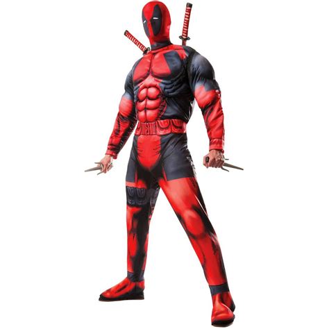 Disfraz Para Hombre De Deadpool Para Halloween Talla Plus 201550