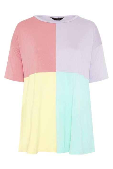 Camiseta Oversized Colores Pastel Yours Clothing