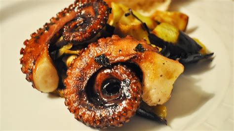 In a large bowl, mix chopped green onion, chopped garlic, chopped ginger, korean chili powder, soy sauce, . Sicilian Grilled Baby Octopus | EASY TO MAKE IT - YouTube