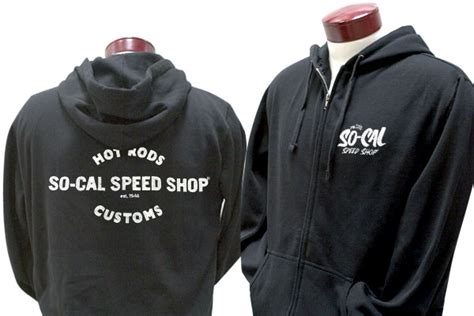 Adidas black sleeveless zip up hoodie size uk 16. SO-CAL Speed Shop Vintage Zip Up Hoodie