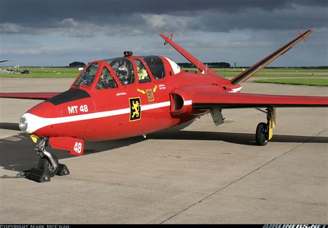 Fouga Cm 170r Magister Belgium Air Force Aviation Photo 1168004